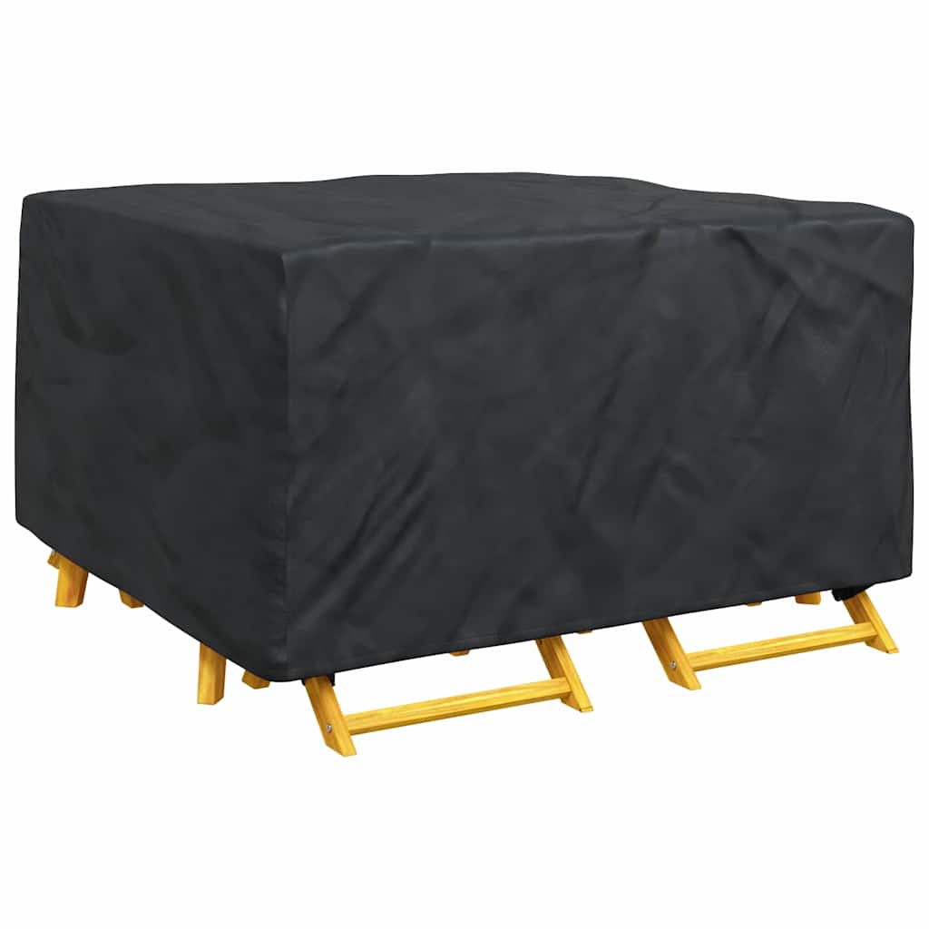 Outdoor Furniture Cover Black 150 x 150 x 75 cm 210D